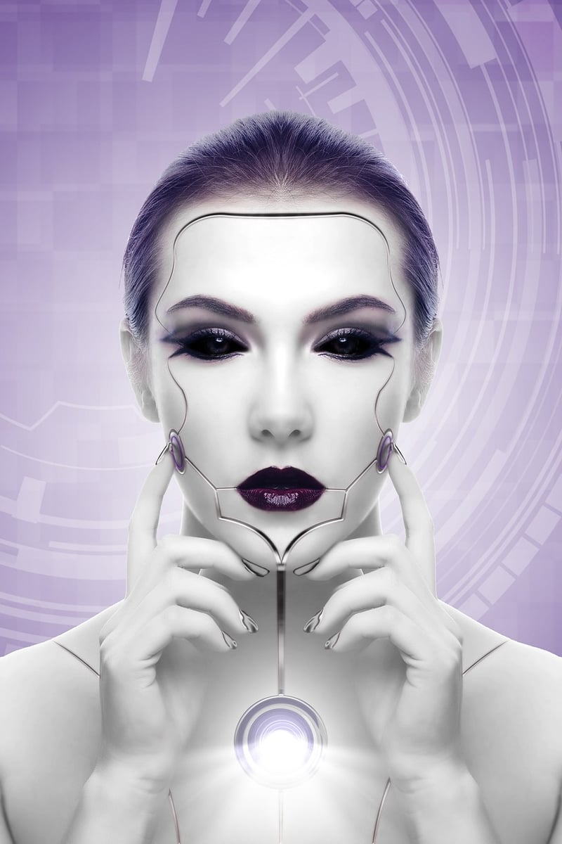 Futuristic Robot AI